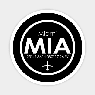 MIA, Miami International Airport Magnet